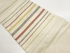 横段模様織出し名古屋帯